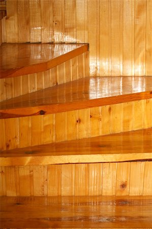 wooden steps of the lining on the stairs Stock Photo - Budget Royalty-Free & Subscription, Code: 400-05302338