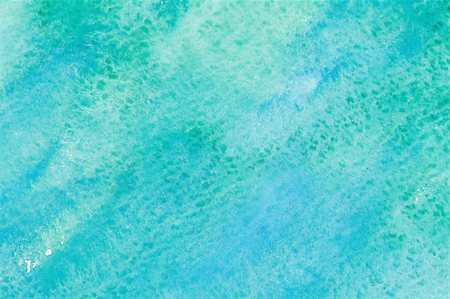 Abstract watercolor hand painted background. Deep blue sea Stock Photo - Budget Royalty-Free & Subscription, Code: 400-05303583