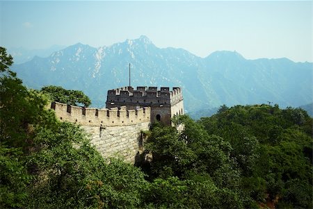 simatai - guard tower on the Great Wall of China Photographie de stock - Aubaine LD & Abonnement, Code: 400-05303773