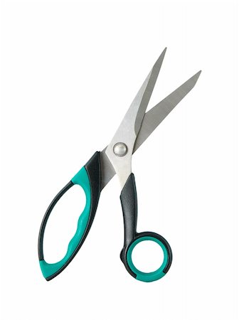 simsearch:400-08404327,k - Professional scissors close up. Isolated on white background. Foto de stock - Royalty-Free Super Valor e Assinatura, Número: 400-05303798