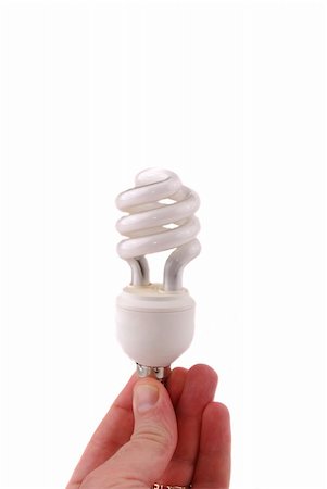 simsearch:400-04172259,k - Bulb of spiral type on a white background Foto de stock - Royalty-Free Super Valor e Assinatura, Número: 400-05303854