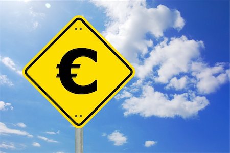 space money sign - yellow sign with euro money symbol showing financial success Stock Photo - Budget Royalty-Free & Subscription, Code: 400-05303996