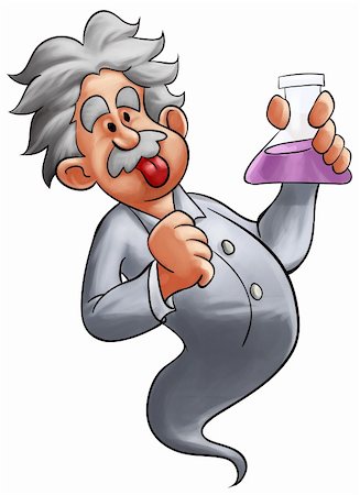 funny old men crazy - genius and a genie in the same body, he looks scientist Stock Photo - Budget Royalty-Free & Subscription, Code: 400-05314045