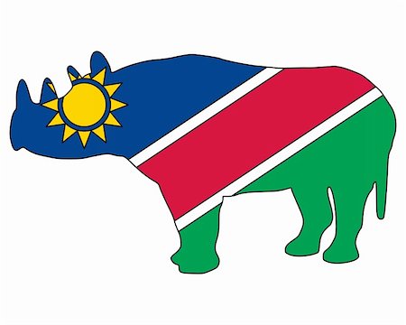 simsearch:400-05314856,k - Namibia black rhino Stock Photo - Budget Royalty-Free & Subscription, Code: 400-05314901