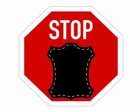 Stop leather Photographie de stock - Aubaine LD & Abonnement, Code: 400-05314911