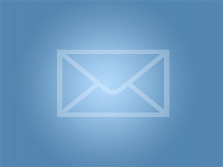 simsearch:400-06326801,k - An illustration of an envelope on a blue background Stock Photo - Budget Royalty-Free & Subscription, Code: 400-05316676