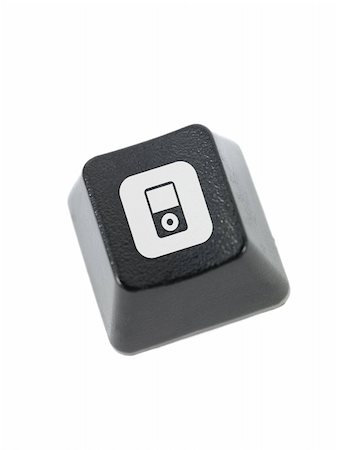 simsearch:400-05108619,k - A keyboard key isolated against a white background Foto de stock - Super Valor sin royalties y Suscripción, Código: 400-05316690