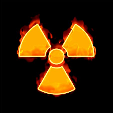 simsearch:400-04842332,k - An image of a radioactive sign on fire Stock Photo - Budget Royalty-Free & Subscription, Code: 400-05317784