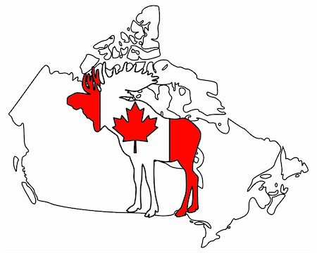 simsearch:400-05321950,k - Canadian moose Photographie de stock - Aubaine LD & Abonnement, Code: 400-05317999