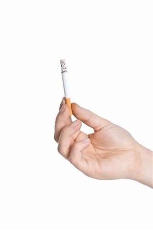 cigarette smoke isolated on the white background Photographie de stock - Aubaine LD & Abonnement, Code: 400-05318071
