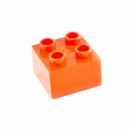 plastic blocks - Plastic building blocks on white background. Bright colors. Stock Photo - Budget Royalty-Free & Subscription, Code: 400-05318319