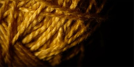 simsearch:400-04185953,k - Macro shot of a ball of string texture isolated on black Stock Photo - Budget Royalty-Free & Subscription, Code: 400-05318408