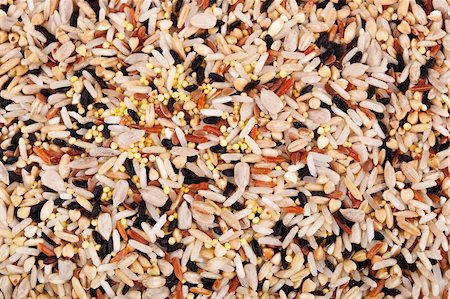 Raw grains background, mixed with 12 different grains Stock Photo - Budget Royalty-Free & Subscription, Code: 400-05318711