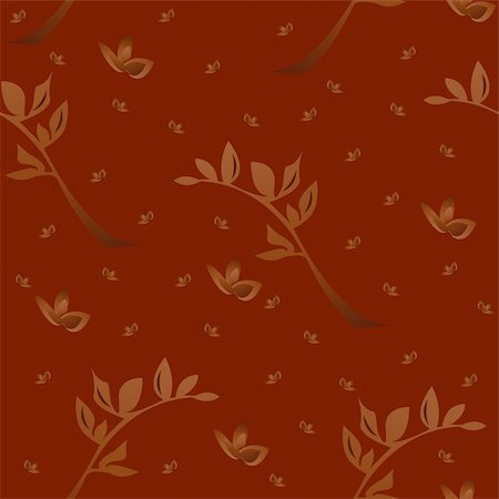 simsearch:400-04350601,k - Seamless wallpaper  a seam with flower and leaves Stock Photo - Budget Royalty-Free & Subscription, Code: 400-05319556