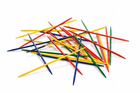 simsearch:400-04811369,k - colorful wood sticks on white background Stock Photo - Budget Royalty-Free & Subscription, Code: 400-05310022