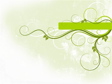 simsearch:400-05311033,k - abstract floral frame in green Stockbilder - Microstock & Abonnement, Bildnummer: 400-05311032