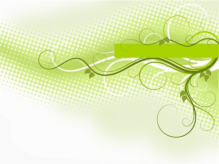 simsearch:400-05311033,k - abstract floral frame in green Stockbilder - Microstock & Abonnement, Bildnummer: 400-05311033