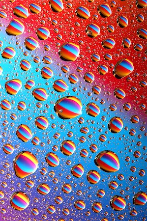 pshenichka (artist) - Colorful water drops background Stock Photo - Budget Royalty-Free & Subscription, Code: 400-05311478