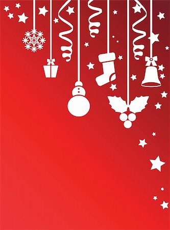 simsearch:400-05735543,k - Christmas background, vector card, fake paper backdrop Photographie de stock - Aubaine LD & Abonnement, Code: 400-05311627
