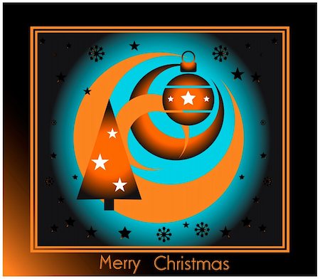 simsearch:400-04460641,k - Christmas card design series Foto de stock - Super Valor sin royalties y Suscripción, Código: 400-05311622