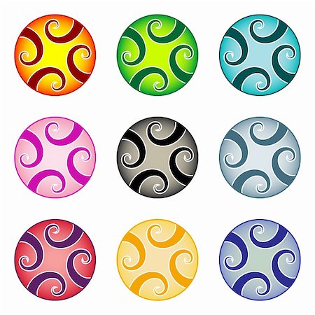 simsearch:400-04766687,k - balls in colors against white background, abstract vector art illustration Foto de stock - Super Valor sin royalties y Suscripción, Código: 400-05312379