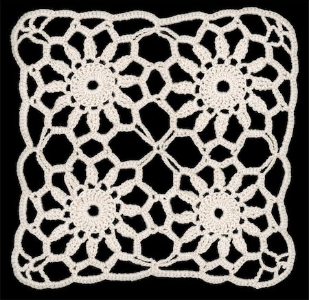 simsearch:400-04362491,k - Retro square embroidery cutout lace pattern Stockbilder - Microstock & Abonnement, Bildnummer: 400-05312747