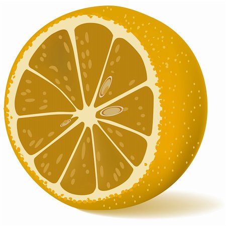 Juicy lemon. Illustration in vector format EPS Foto de stock - Royalty-Free Super Valor e Assinatura, Número: 400-05312990