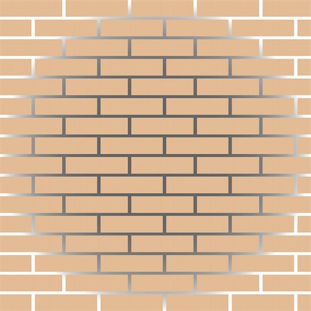 Bricks, wall. vector art illustration Stock Photo - Budget Royalty-Free & Subscription, Code: 400-05313172
