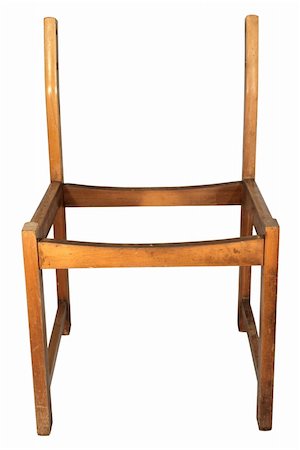 sizovin (artist) - Skeleton wooden chair without a back and seat. Photographie de stock - Aubaine LD & Abonnement, Code: 400-05313539