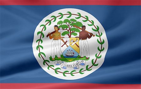 High resolution flag of Belize Stock Photo - Budget Royalty-Free & Subscription, Code: 400-05324015