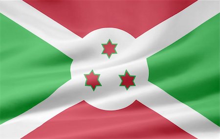 simsearch:400-04348687,k - High resolution flag of Burundi Photographie de stock - Aubaine LD & Abonnement, Code: 400-05324126