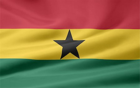 simsearch:400-04348687,k - High resolution flag of Ghana Photographie de stock - Aubaine LD & Abonnement, Code: 400-05324127