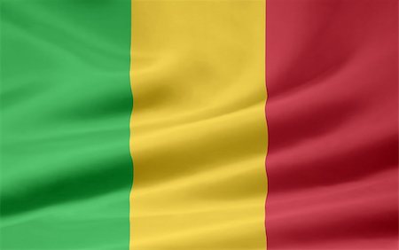 High resolution flag of Mali Photographie de stock - Aubaine LD & Abonnement, Code: 400-05324129
