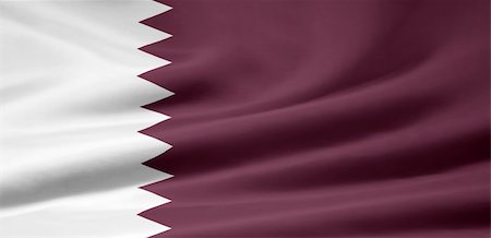 High resolution flag of Qatar Stock Photo - Budget Royalty-Free & Subscription, Code: 400-05324206