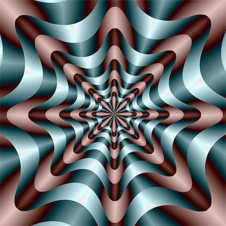 psychedelic trippy design - Computer generated fractal image with an abstract circular pattern design in blue and brown. Stock Photo - Budget Royalty-Free & Subscription, Code: 400-05324729