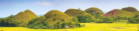 simsearch:632-03779514,k - Panorama of The Chocolate Hills. Bohol, Philippines Stock Photo - Budget Royalty-Free & Subscription, Code: 400-05325098