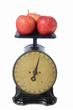 scales market fruits - One pound of red apples on an old vintage scale. Stock Photo - Budget Royalty-Free & Subscription, Code: 400-05325275