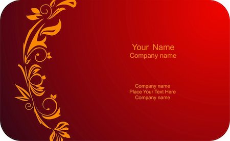 Illustration of template card company label with name. Vector Stock Photo - Budget Royalty-Free & Subscription, Code: 400-05325372