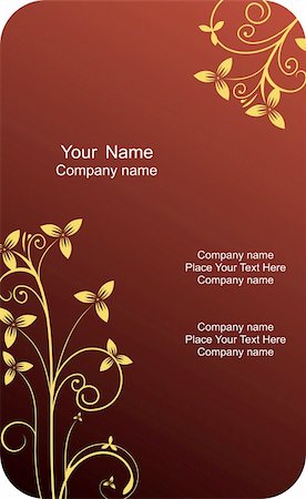 Illustration of template card company label with name. Vector Stock Photo - Budget Royalty-Free & Subscription, Code: 400-05325381