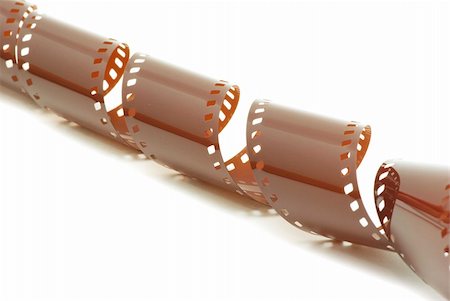 film strip in front of a white background Stock Photo - Budget Royalty-Free & Subscription, Code: 400-05325443