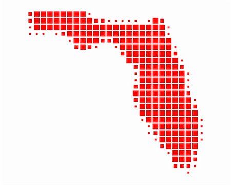 florida state - Map of Florida Stock Photo - Budget Royalty-Free & Subscription, Code: 400-05326136