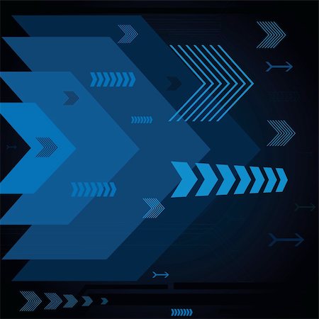 futuristic bank - technology background with arrows and square Stock Photo - Budget Royalty-Free & Subscription, Code: 400-05326232