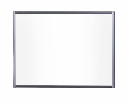 blank board, isolated on white background, free copy space Stock Photo - Budget Royalty-Free & Subscription, Code: 400-05326462