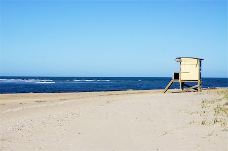 Guard shack on beach, Uruguay Stock Photo - Budget Royalty-Free & Subscription, Code: 400-05326965