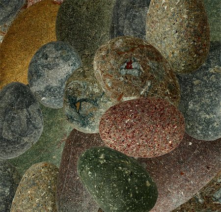 image collection consisting of colorful stones Photographie de stock - Aubaine LD & Abonnement, Code: 400-05327121