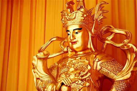 simsearch:400-04463989,k - tradition chinese male buddha with gold tone Stock Photo - Budget Royalty-Free & Subscription, Code: 400-05327414