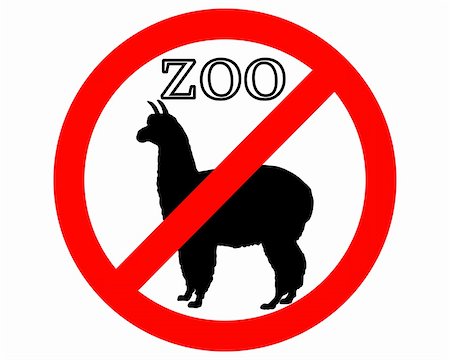 simsearch:400-05329148,k - Alpaca in zoo prohibited Photographie de stock - Aubaine LD & Abonnement, Code: 400-05327758