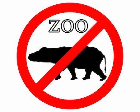 simsearch:400-05329405,k - Hippo in zoo prohibited Fotografie stock - Microstock e Abbonamento, Codice: 400-05327795