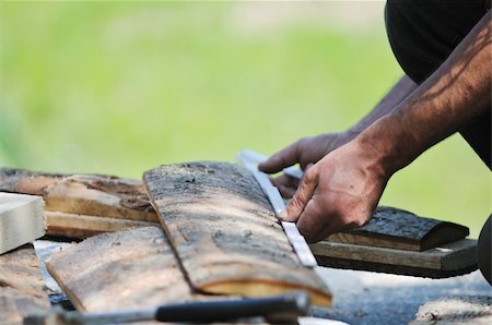 manual wood worker Photographie de stock - Aubaine LD & Abonnement, Code: 400-05328798