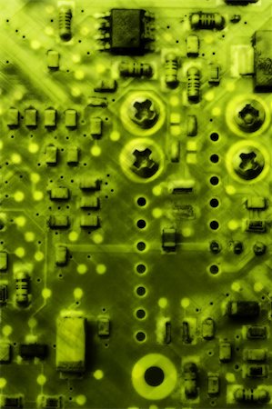 simsearch:400-04276984,k - Abstract background of blurred old circuit board in green shade Stock Photo - Budget Royalty-Free & Subscription, Code: 400-05329057